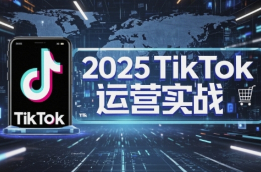 2025TikTok电商运营，掌握TikTok店铺运营核心技巧，实现低成本高转化-AI网创项目超市