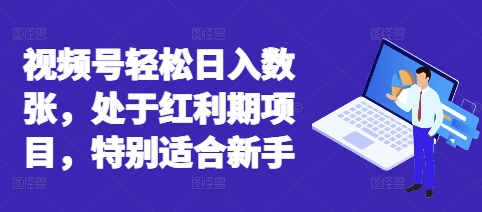 视频号轻松日入数张,处于红利期项目,特别适合新手-AI网创项目超市
