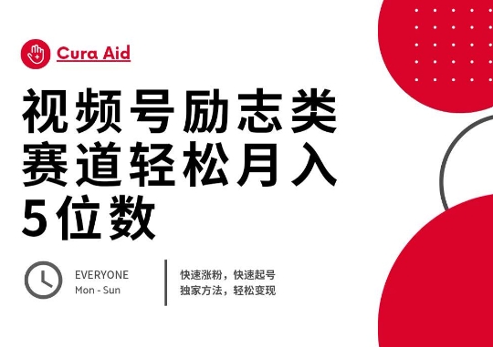 视频号励志类赛道快速涨粉500+，快速起号，轻松变现月入过W-AI网创项目超市