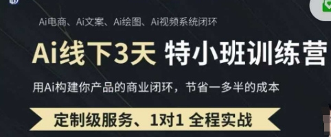 AI实操培训第20-21期线下,0基础保姆级教程,3月最新整理,企业获客、降本增效、打造超级个体-AI网创项目超市