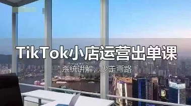 TikTok小店运营出单课，从开店选品、运营出单、发货回款，进行全流程讲解-AI网创项目超市